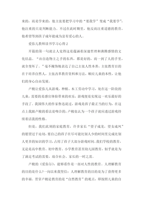 爱弥儿教师读书学习心得五篇.docx