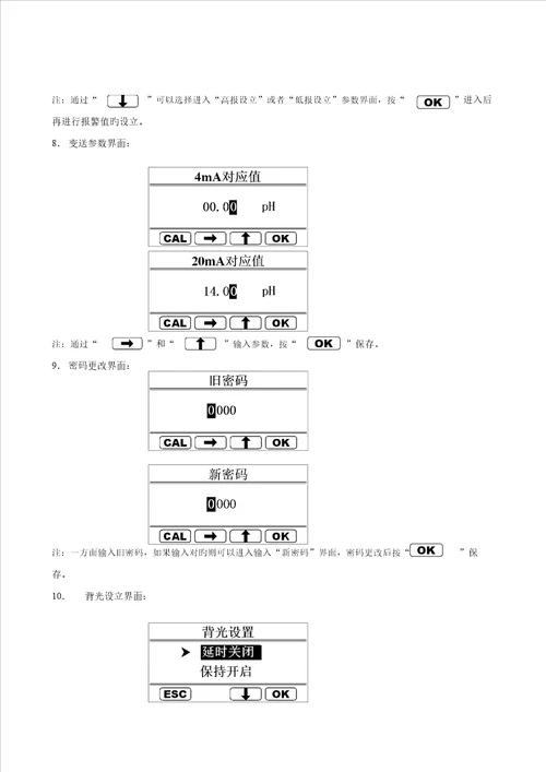 PH控制器专项说明书