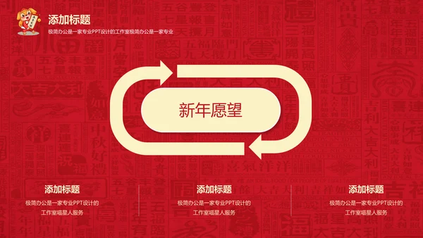 迎新春喜庆节日新年快乐通用PPT模版