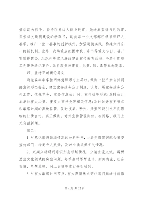 落实意识形态工作制度两篇.docx