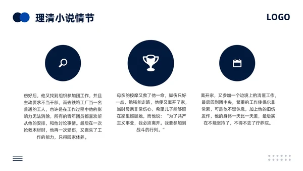 蓝色简约人教版语文八年级下册钢铁是怎样炼成的PPT模板宣传P语文课件