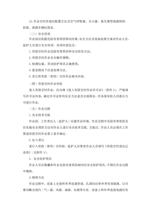 有限空间作业管理新规制度.docx