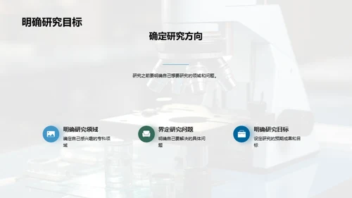 探索专科研究之路