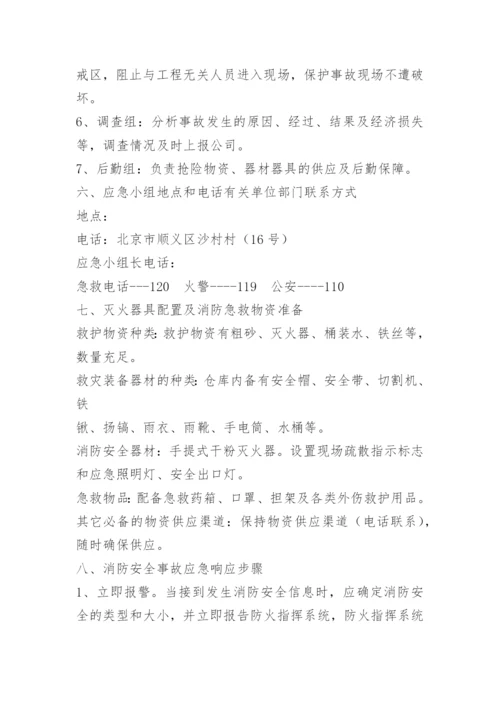 仓库消防应急预案.docx