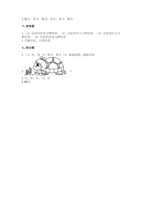 教科版二年级下册科学知识点期末测试卷（研优卷）.docx
