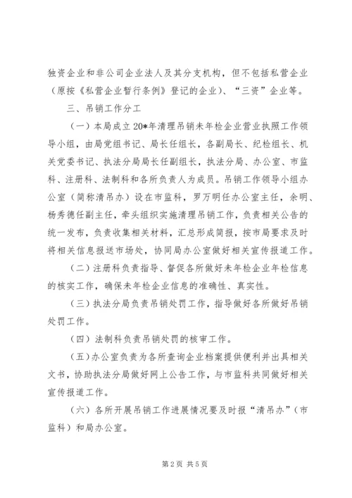 企业营业执照工作实施意见.docx