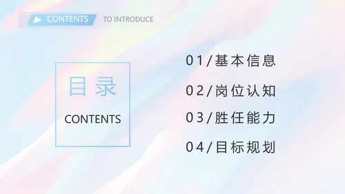 护士长简历面试自我介绍岗位竞聘PPT