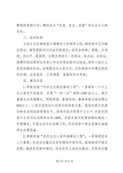 美丽乡村建设实施方案五篇.docx