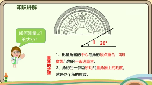 人教版数学四年级上册3.2 角的度量课件(共25张PPT)