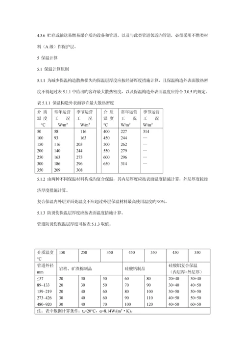 火力发电厂保温油漆设计专题规程.docx