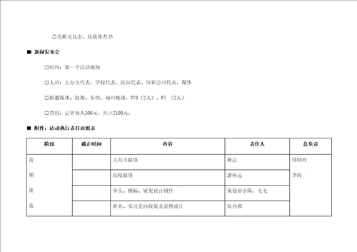 高校美丽计划策划案