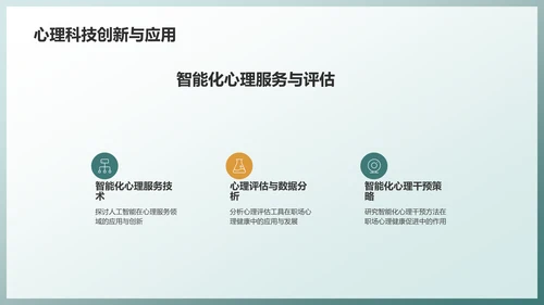 绿色职场心理健康调查与发展趋势分析PPT模板
