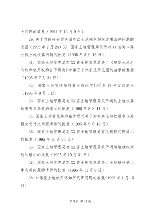 关于农村土地确权的相关法律知识.docx