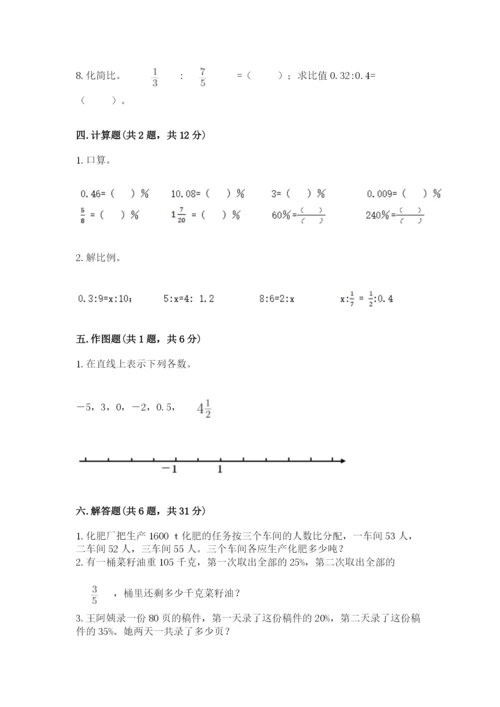 小升初数学期末测试卷附参考答案（夺分金卷）.docx