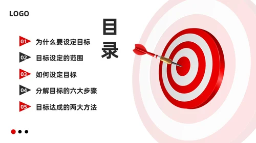 红黑简约3d如何做好目标管理PPT模板宣传PPT动态PPT自我管理