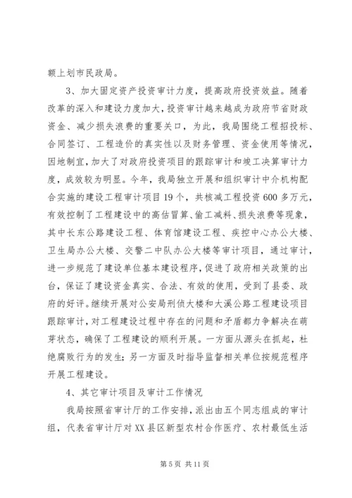 市审计局总结及年度工作规划 (3).docx