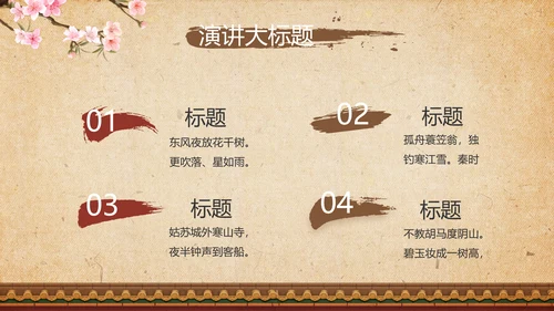 传统宫廷风格故宫文化动态PPT