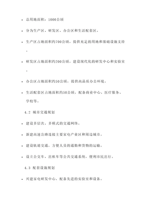 合肥家电产业新城规划方案