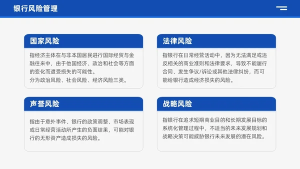 蓝色商务风银行业务培训企业员工业务知识管理通用培训PPT