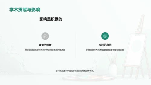 艺术学开题答辩报告PPT模板