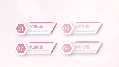 粉色时尚孕妇年年终总结动态PPT