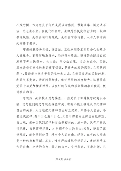 如何做到讲规矩、有纪律学习心得体会8篇 (2).docx
