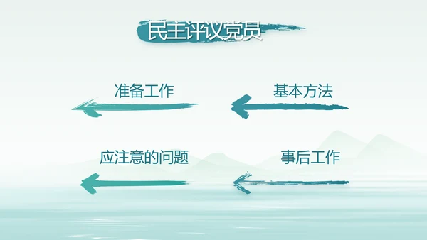 蓝色中国风党建党风廉政建设文化PPT
