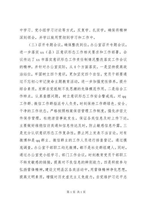 办公室XX年意识形态工作总结.docx