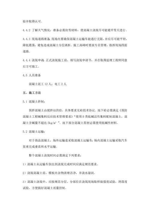 混凝土浇筑综合标准施工专业方案.docx