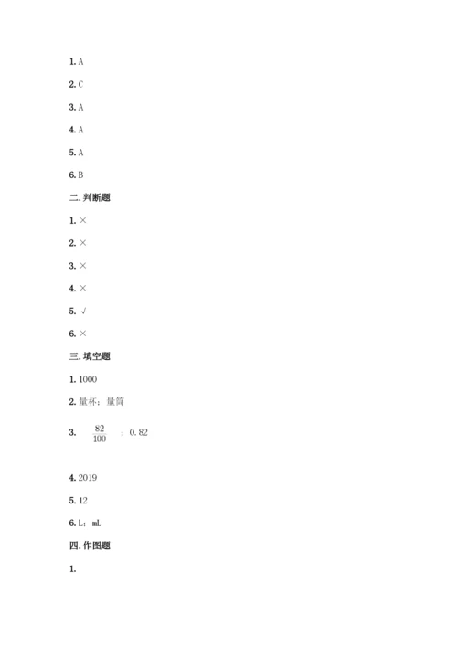 人教版五年级下册数学期中测试卷带答案【培优B卷】.docx