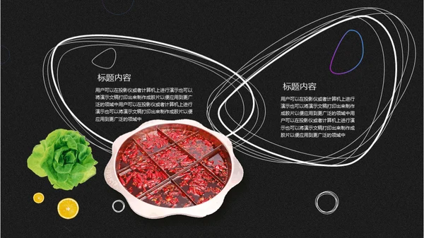 重庆麻辣火锅通用PPT模板