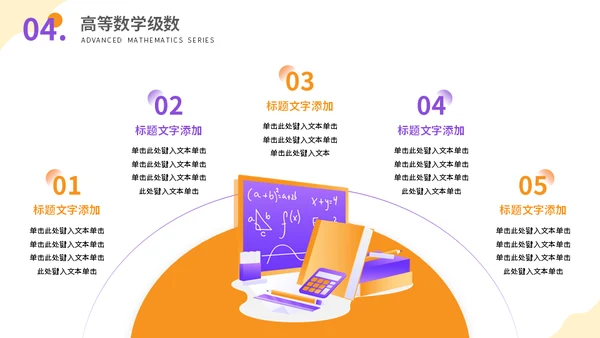 高等数学大学课程讲解通用PPT模板
