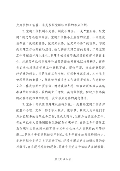 新形势下党建工作存在的重点难点问题.docx