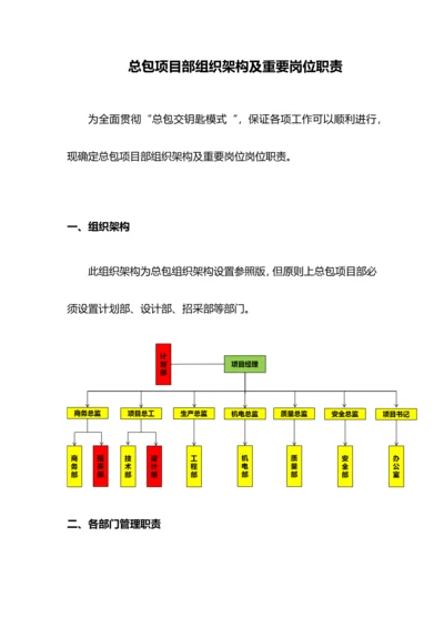 总包项目部组织架构及主要岗位职责定稿版.docx