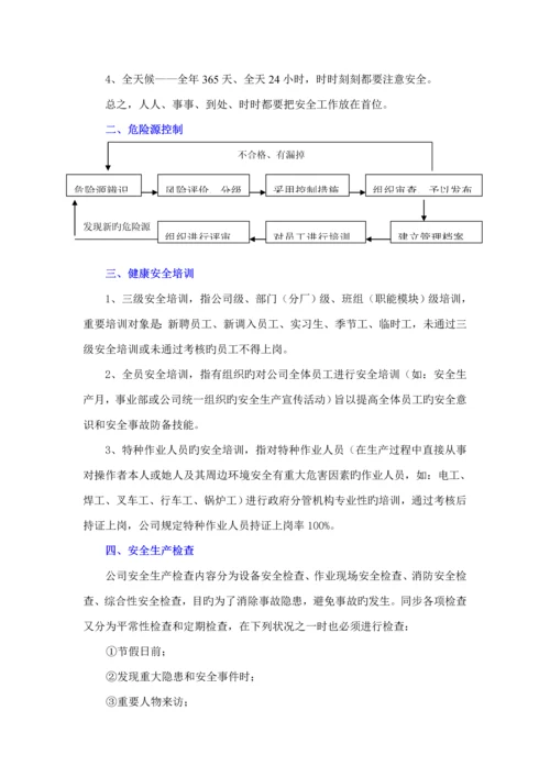 工厂员工安全培训标准手册.docx