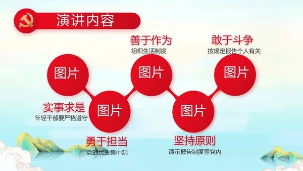 请党放心强国有我主题教育动态PPT