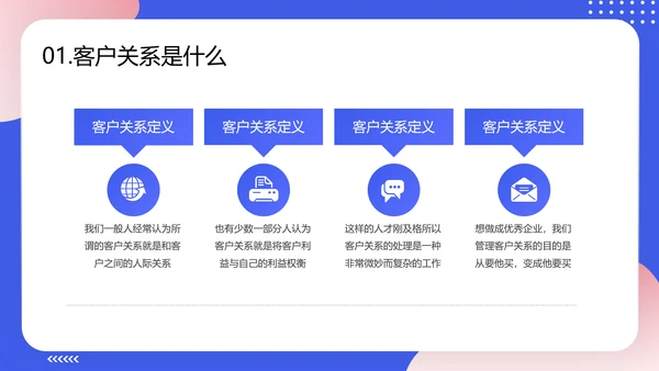 轻商务风格企业客户关系管理PPT模板