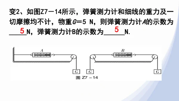 人教版八下物理 第七章《力》单元复习课件（34页ppt）