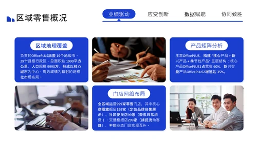 蓝色商务风述职报告PPT