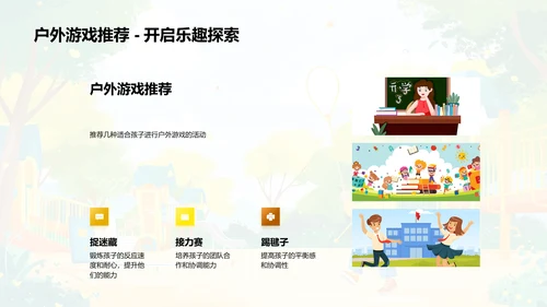 儿童体育锻炼益处PPT模板