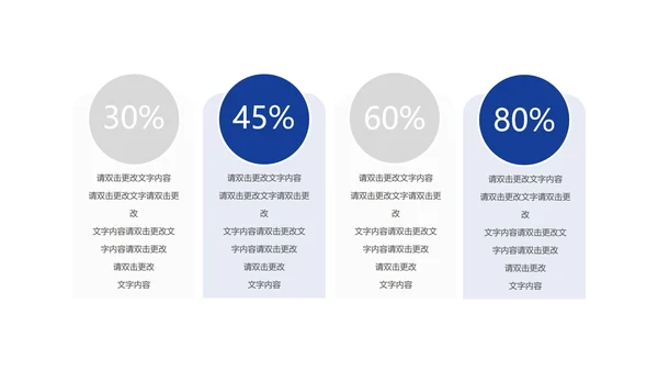 蓝色简约风工作总结汇报PPT模板