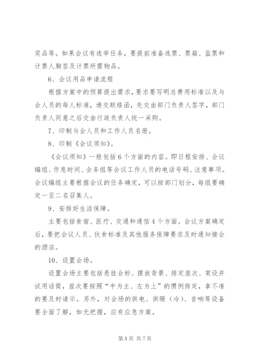 会务组成员及工作安排 (3).docx