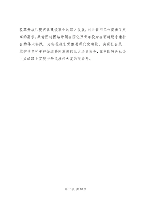 共青团员民主评议自我评价.docx