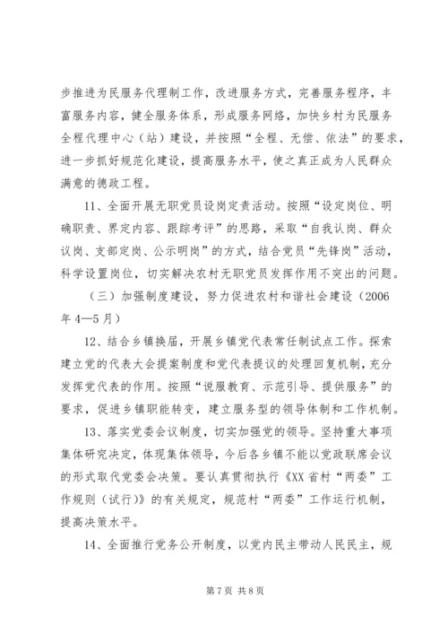 乡镇基层组织建设年活动实施方案.docx