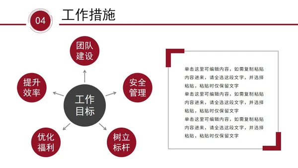 红色个人竞聘岗位竞聘PPT模板