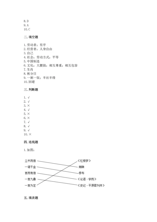 部编版四年级下册道德与法治 期末测试卷精品（易错题）.docx