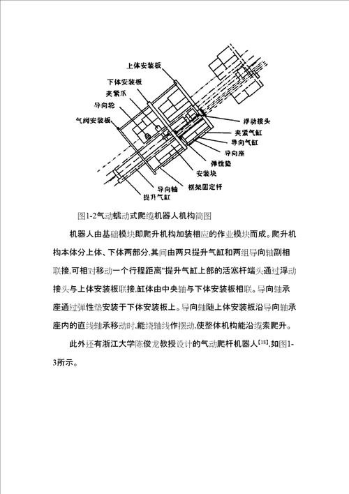 爬杆机器人论文综述