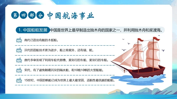 中国航海日纪念郑和下西洋航海历史航海PPT课件