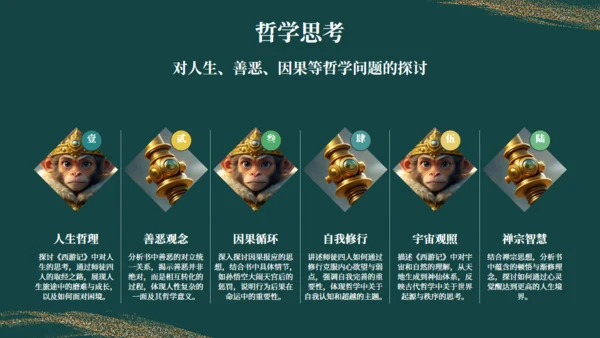 西游记读书分享通用PPT模板