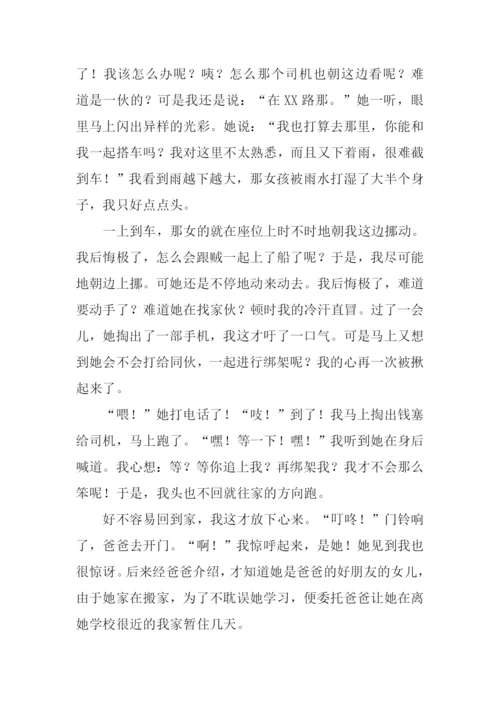 美丽的误会作文800字.docx